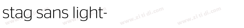 stag sans light字体转换 stag sans light字体转换